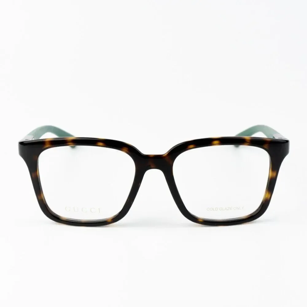 NEW Gucci GG1738O 003 Havana Green Unisex Square Eyeglasses GG 1738O